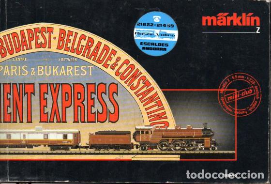 Juguetes antiguos: MARKLIN CAT&Aacute;LOGO ORIENT EXPRESS 208 P&Aacute;GINAS 1988 -90