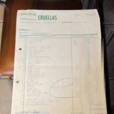 Juguetes antiguos: ANTIGUA FACTURA DE JUGUETES CRUELLAS - AÑO 1983 - BARRIGUITAS, FAMOBIL, DONKEY KONG, BARBIE