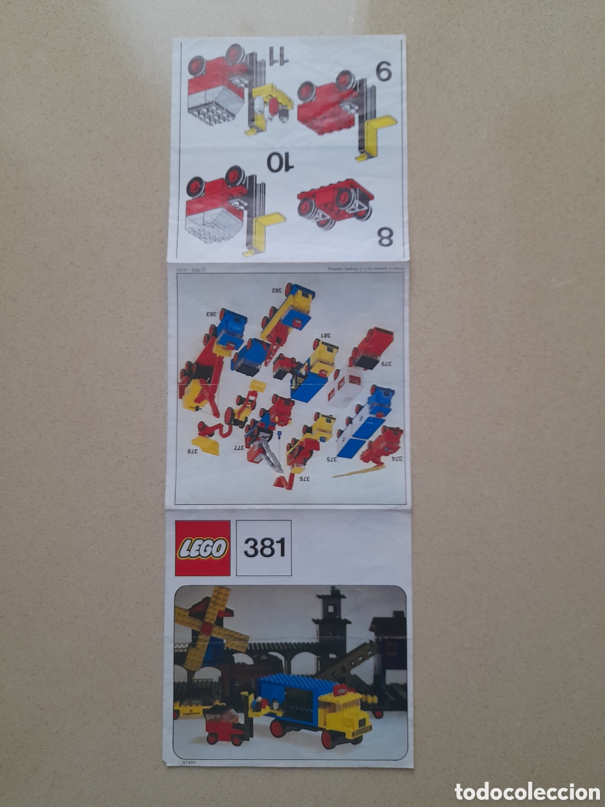 Juguetes antiguos: Instrucciones lego 381 - Foto 2