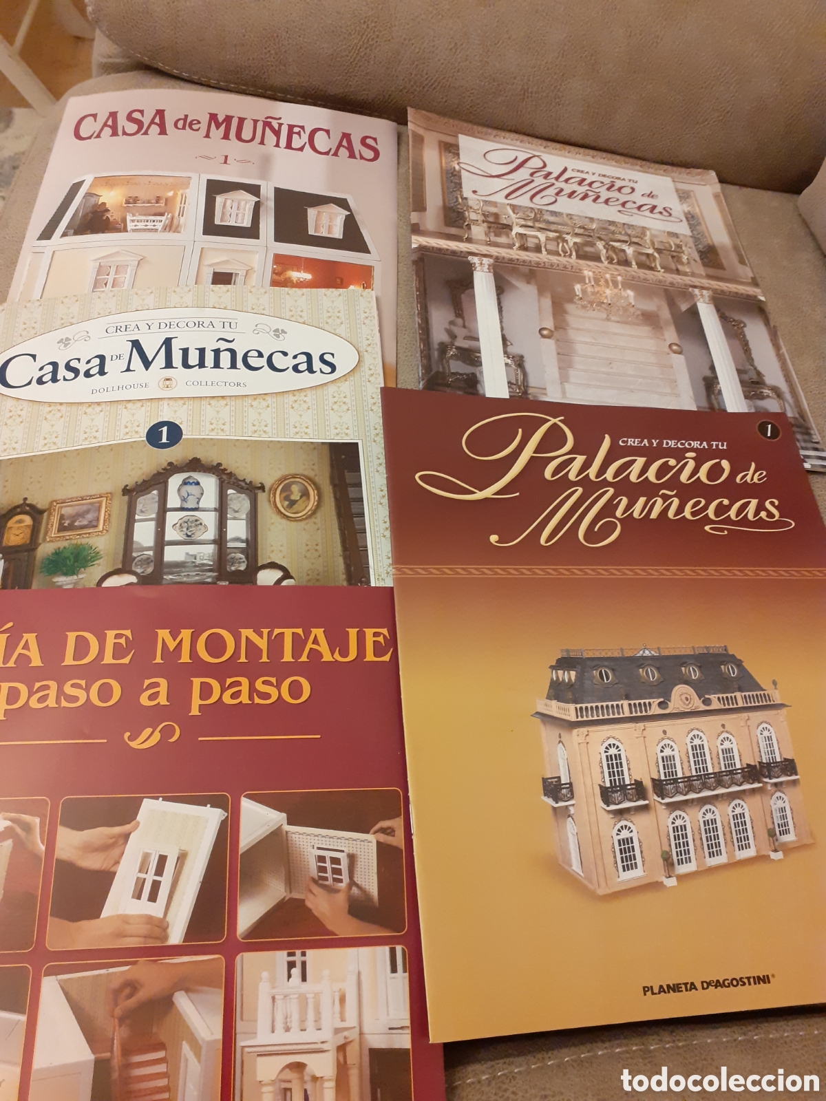 Jouets Anciens: Lote de 4 revistas ,casa de mu&ntilde;ecas y palacio de mu&ntilde;ecas .Tal cual.