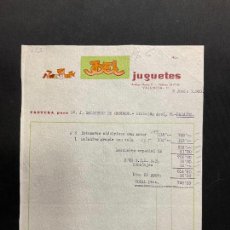 Juguetes antiguos: FACTURA DE JUGUETES. JOEL. VALENCIA. 1966. MOTONAVES ELECTRICAS. Lote 401569784