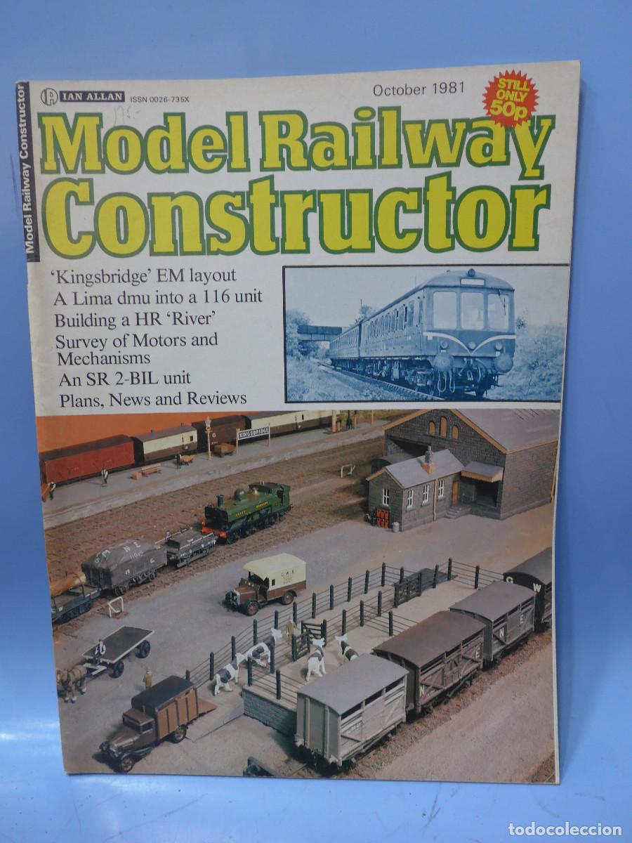 Juguetes antiguos: REVISTA MODEL RAILWAY CONSTRUCTOR OCTUBRE DE 1981 - Foto 1