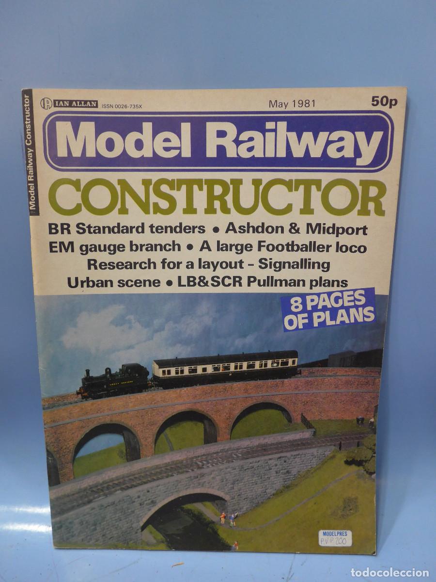 Juguetes antiguos: REVISTA MODEL RAILWAY CONSTRUCTOR MAYO 1981 - Foto 1