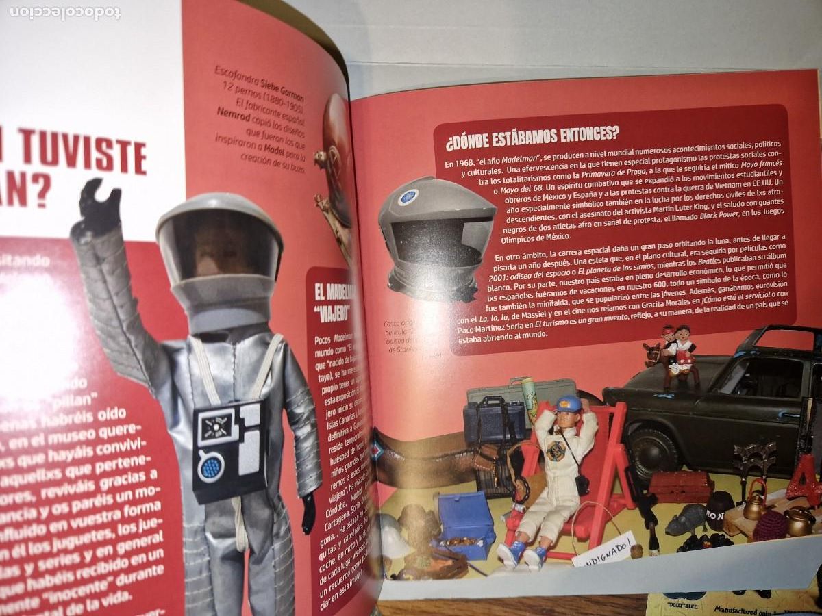 Juguetes antiguos: Cat&aacute;logo Exposici&oacute;n 50 A&ntilde;os de Madelman. MUESEO ANTROPOLOGIA MADRID 2018