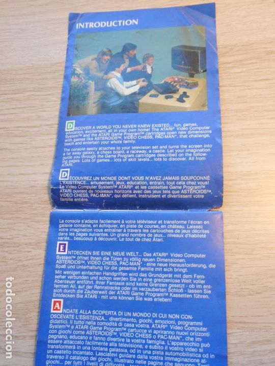 Juguetes antiguos: ANTIGUO CATALOGO ATARI VIDEO COMPUTER SYSTEM A&Ntilde;OS 80 - Foto 2