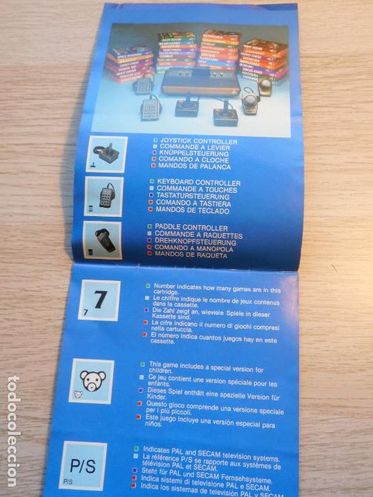 Juguetes antiguos: ANTIGUO CATALOGO ATARI VIDEO COMPUTER SYSTEM A&Ntilde;OS 80 - Foto 3