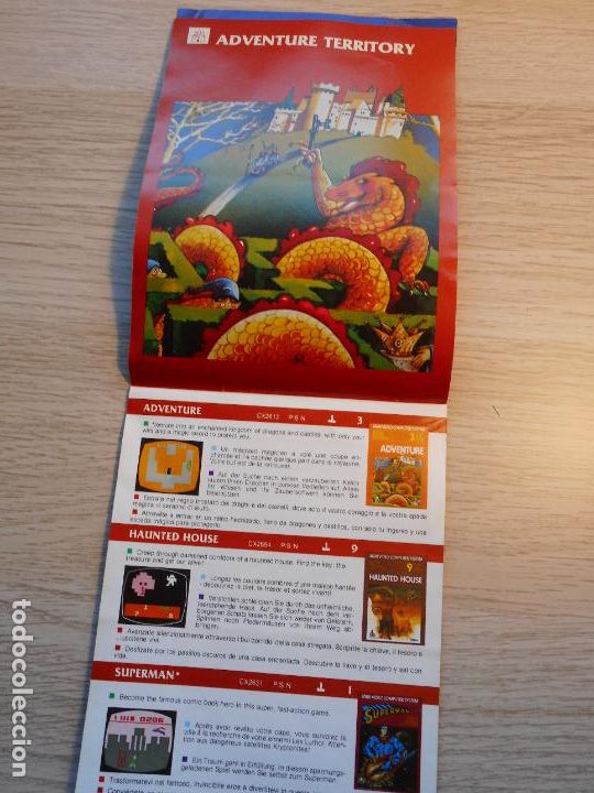 Juguetes antiguos: ANTIGUO CATALOGO ATARI VIDEO COMPUTER SYSTEM A&Ntilde;OS 80 - Foto 4