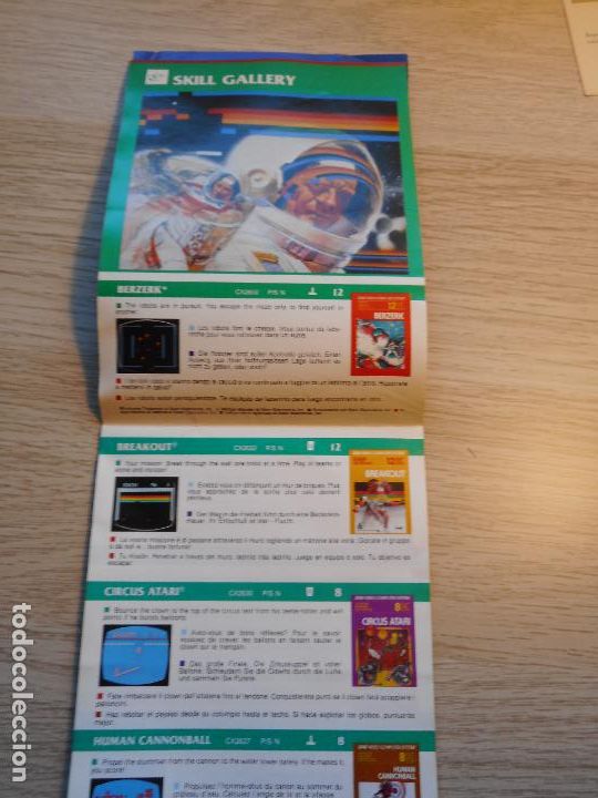 Juguetes antiguos: ANTIGUO CATALOGO ATARI VIDEO COMPUTER SYSTEM A&Ntilde;OS 80 - Foto 5