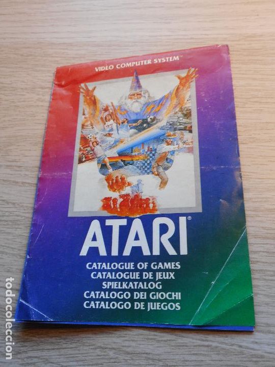 Juguetes antiguos: ANTIGUO CATALOGO ATARI VIDEO COMPUTER SYSTEM A&Ntilde;OS 80 - Foto 1