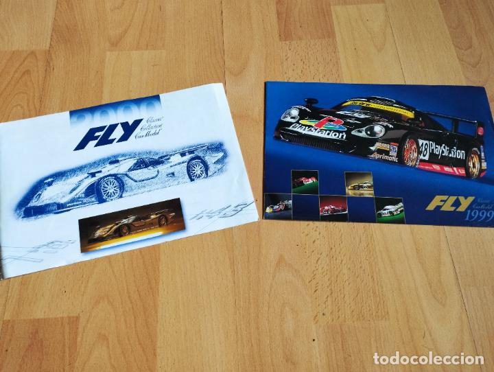 Juguetes antiguos: LOTE DE 2 CATALOGOS DIFERENTES DE FLY CAR MODEL SLOT