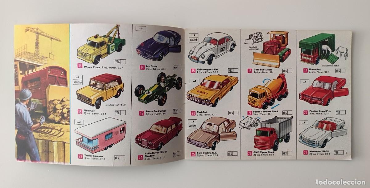 Juguetes antiguos: Cat&aacute;logo Matchbox 1969 - Foto 2