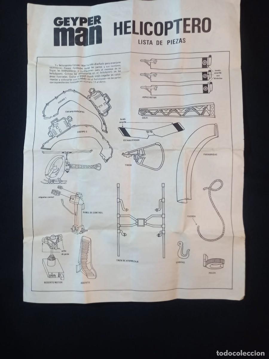Juguetes antiguos: Cat&aacute;logo e instrucciones Geyperman - Foto 6