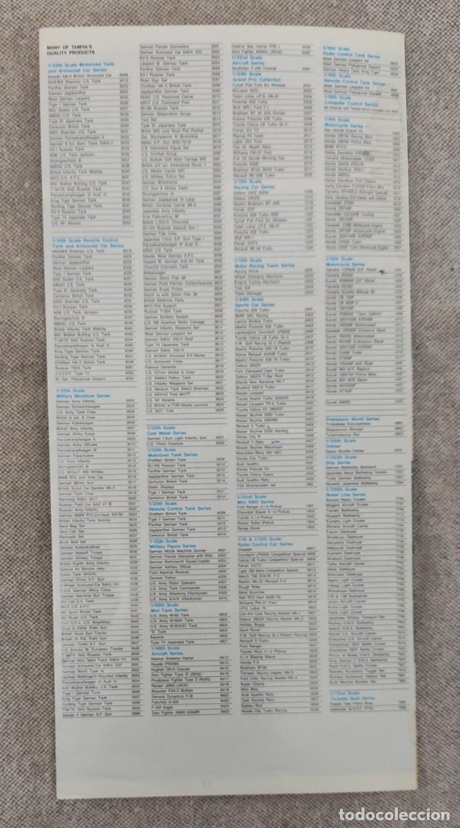 Juguetes antiguos: CATALOGO DE TAMIYA EN INGL&Eacute;S - Foto 5