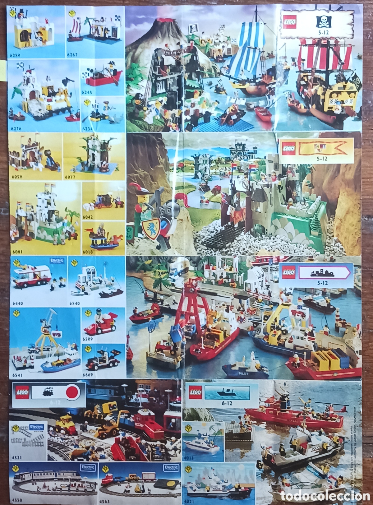 Brinquedos antigos: Lego. Folleto, varios modelos . Germany. 20,6 x x 29,5 cms. Vell i Bell