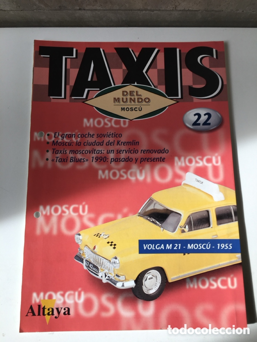 Juguetes antiguos: TAXIS DEL MUNDO FASCICULO N&ordm; 22 TAXI GAZ VOLGA ALTAYA