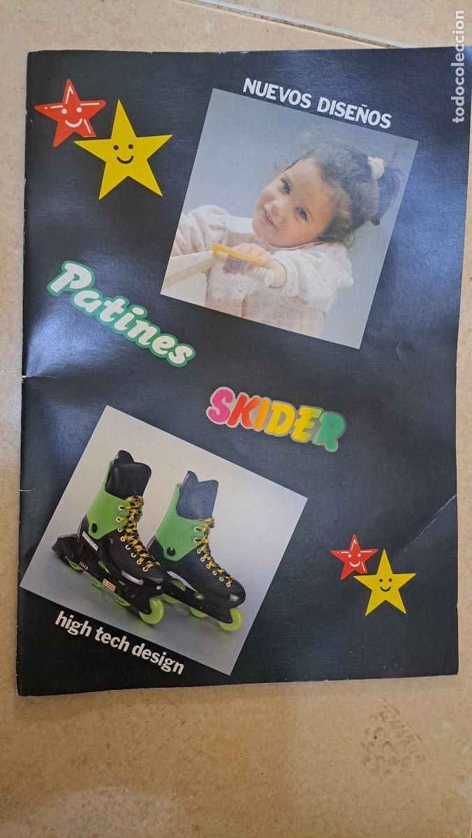 Juguetes antiguos: Catalogo de patines skider - Foto 1