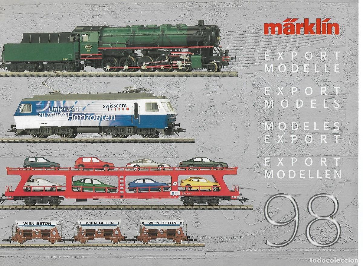 Juguetes antiguos: M31- M&Auml;RKL&Iacute;N. CAT&Aacute;LOGO EXPORT MODELLE, EXPORT MODELS, MODELES EXPORT, EXPORT MODELLEN 1998. 32 P&Aacute;GS. - Foto 1