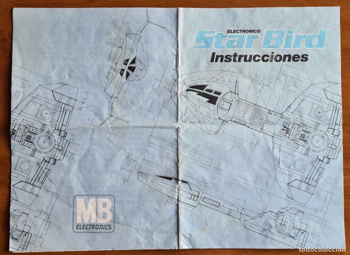 Juguetes antiguos: Instrucciones STAR BIRD electr&oacute;nico de MB Electronics - Foto 1
