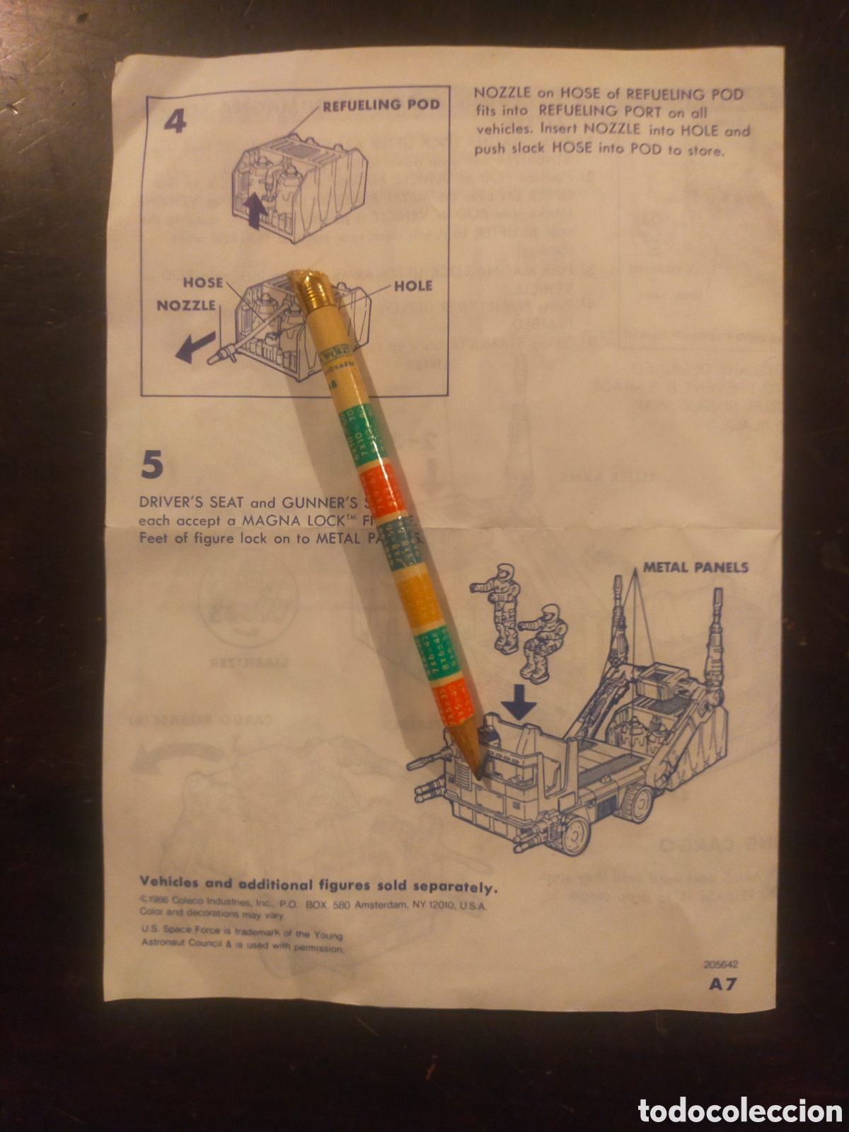 Juguetes antiguos: Instrucciones juguete starcom space force - Foto 3