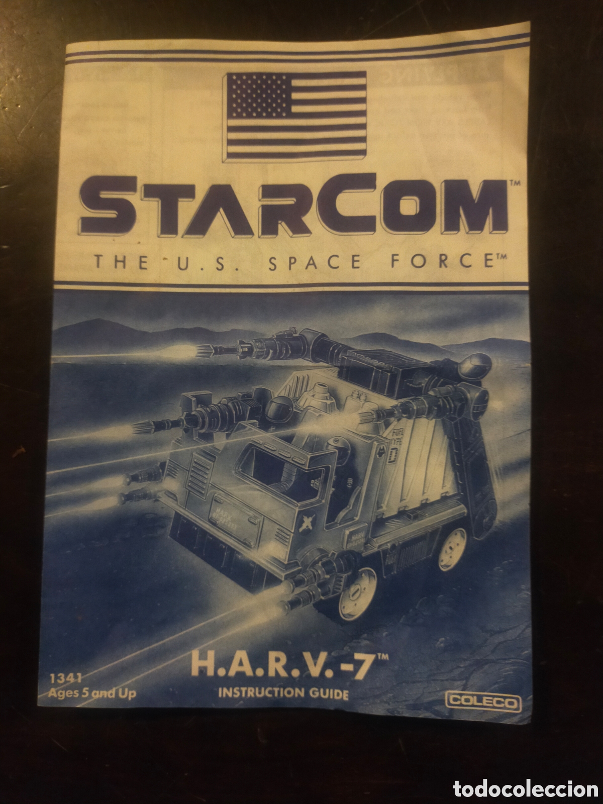 Juguetes antiguos: Instrucciones juguete starcom space force - Foto 1