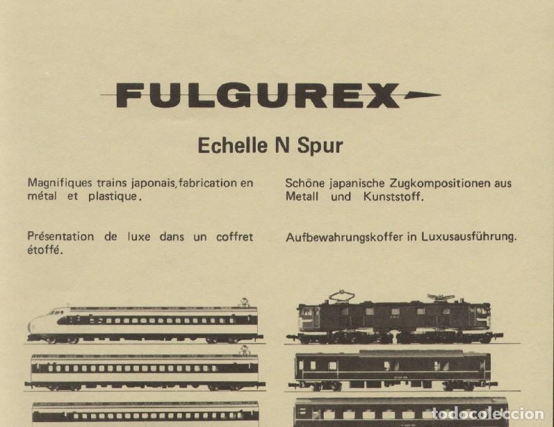 Jouets Anciens: Cat&agrave;logo FULGUREX 1982 N neue Ma&szlig;t&auml;be 1:160 Japanische Zugkompositionen - en alem&aacute;n y franc&eacute;s