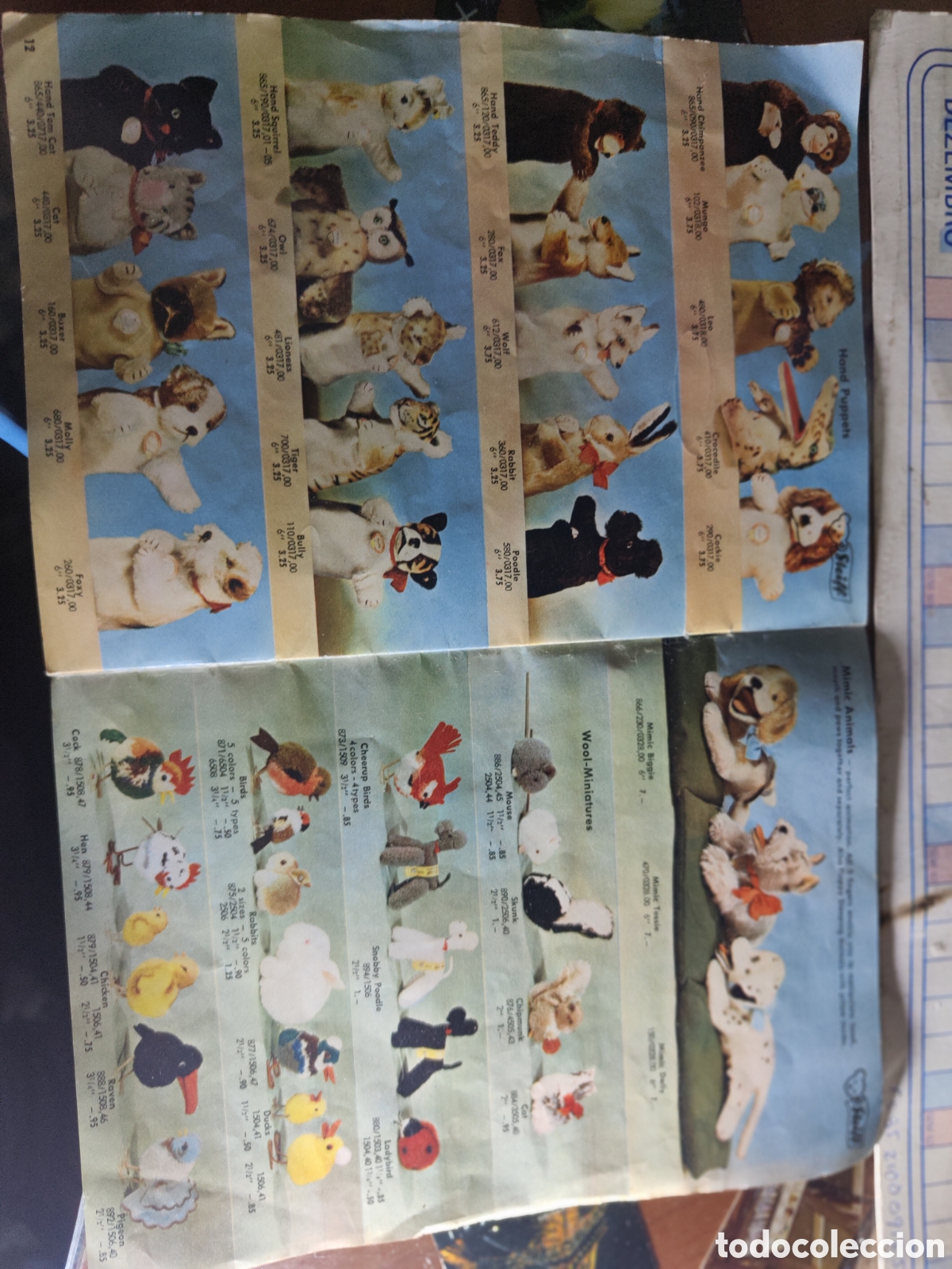 Juguetes antiguos: CATALOGO MU&Ntilde;ECOS STEIFFS 1959 - Foto 2