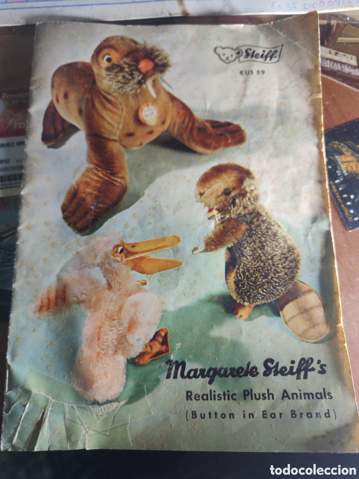 Juguetes antiguos: CATALOGO MU&Ntilde;ECOS STEIFFS 1959 - Foto 1