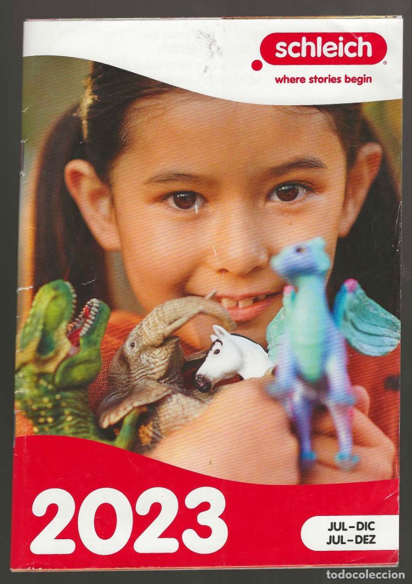 Juguetes antiguos: CAT&Aacute;LOGO SCHLEICH 2023 - Foto 1