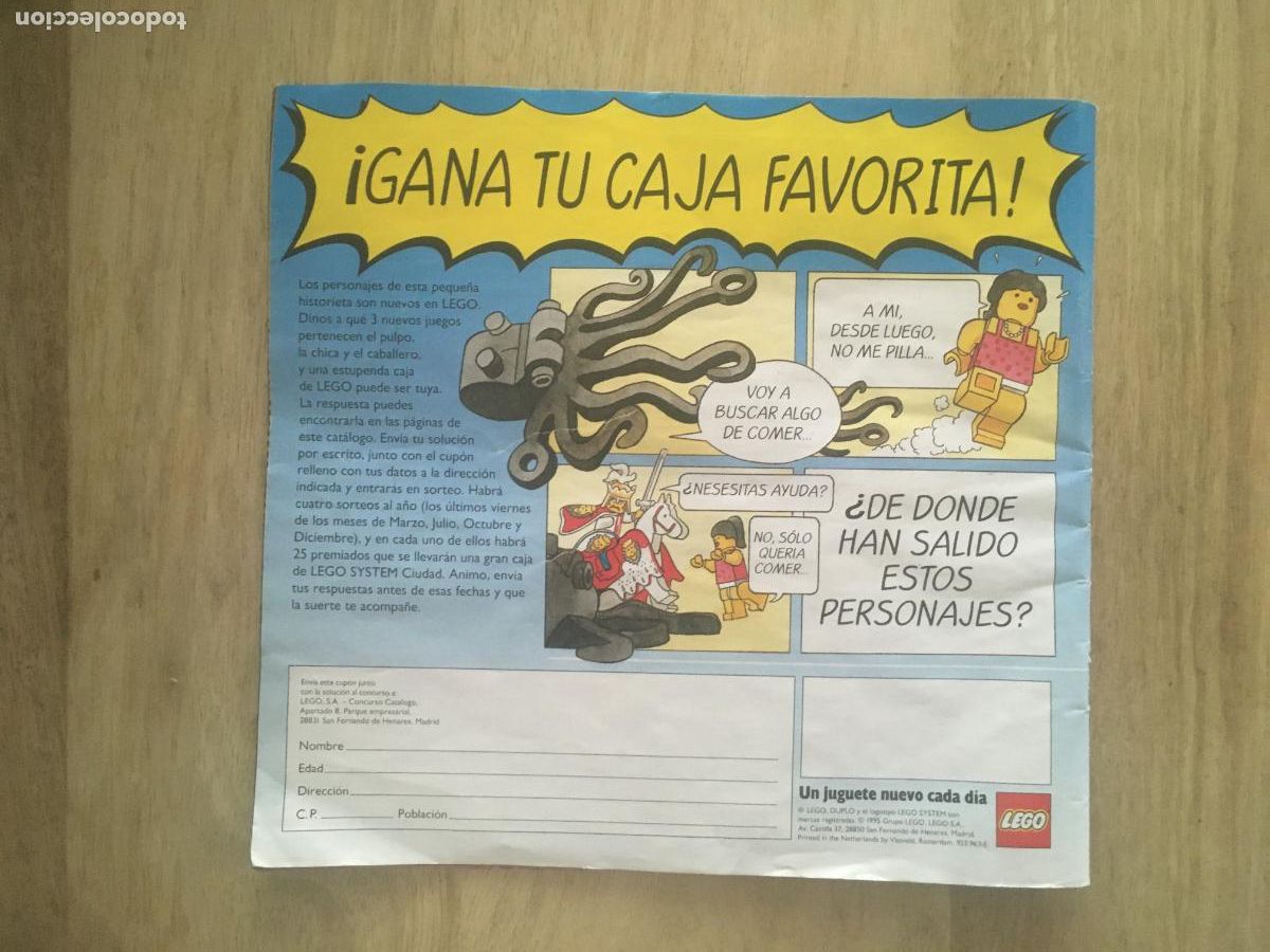 Juguetes antiguos: lego catalogo original de 1995 - Foto 8