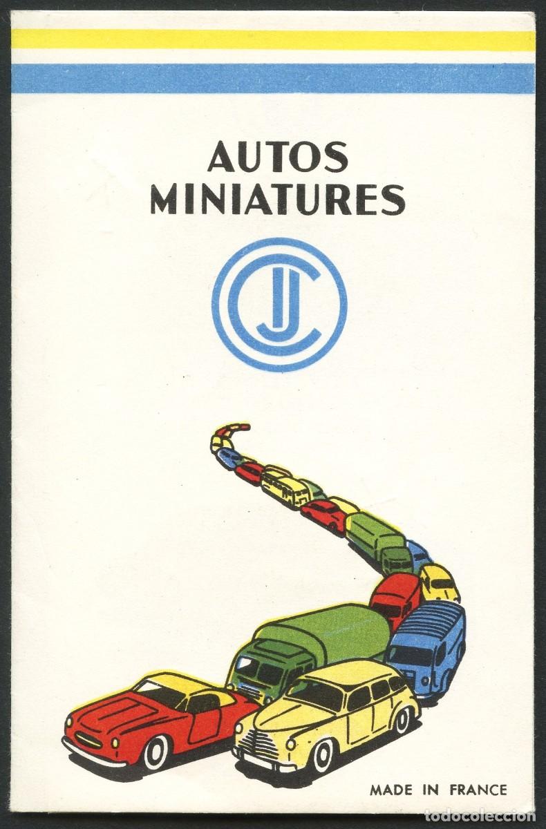 Juguetes antiguos: CAT&Aacute;LOGO PUBLICITARIO, AUTOS MINIATURES C J, FRANCIA