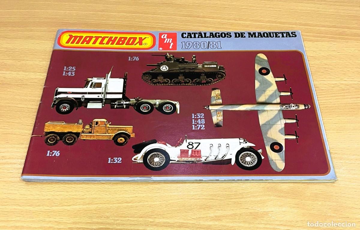 Juguetes antiguos: CAT&Aacute;LOGO DE MAQUETAS MATCHBOX (1980/81) + ANEXO NUEVOS MODELOS (1981)