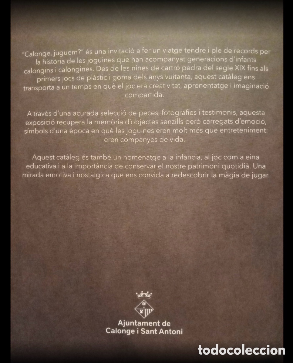 Juguetes antiguos: *️⃣❤️LIBRO - CALONGE JUGUEM? - Foto 8
