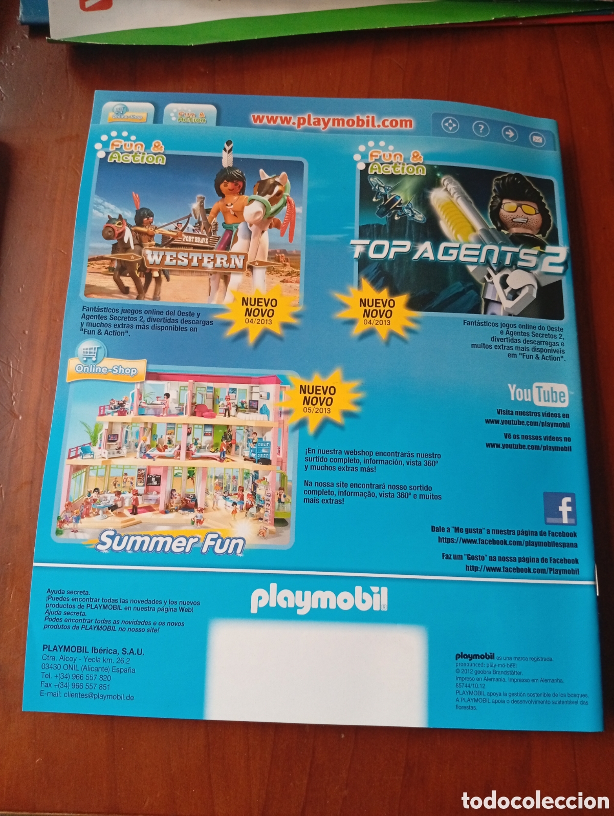 Juguetes antiguos: CATALOGO PLAYMOBIL 2013 - Foto 2