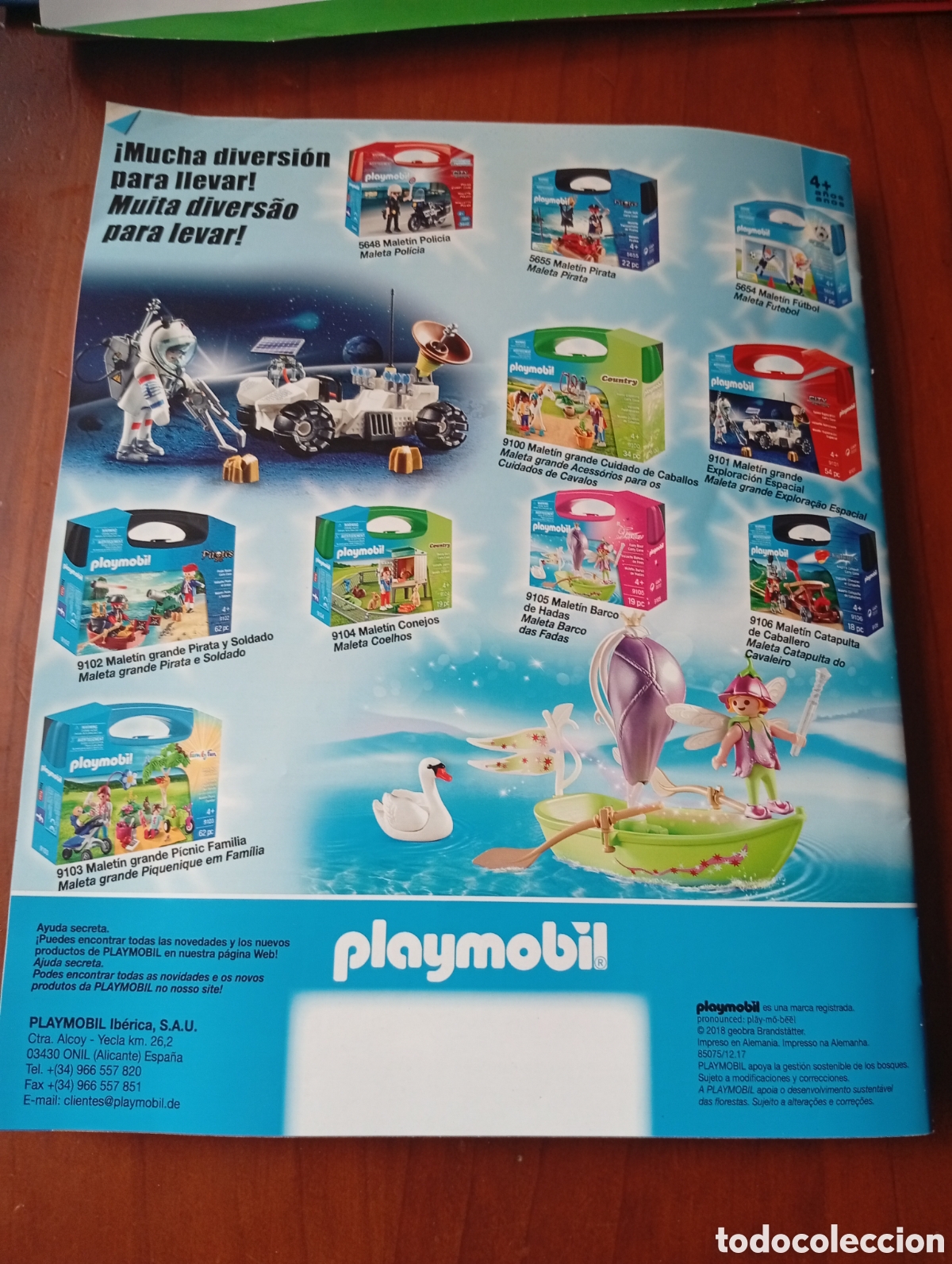 Juguetes antiguos: CATALOGO PLAYMOBIL 2018 - Foto 2