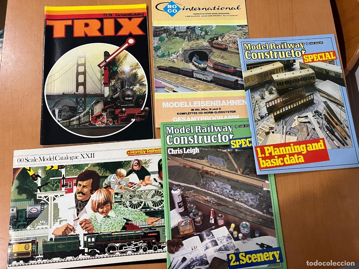 Juguetes antiguos: HORNBY RAILWAYS TRIX ROCO 5 CATALOGOS ORIGINALES - Foto 1