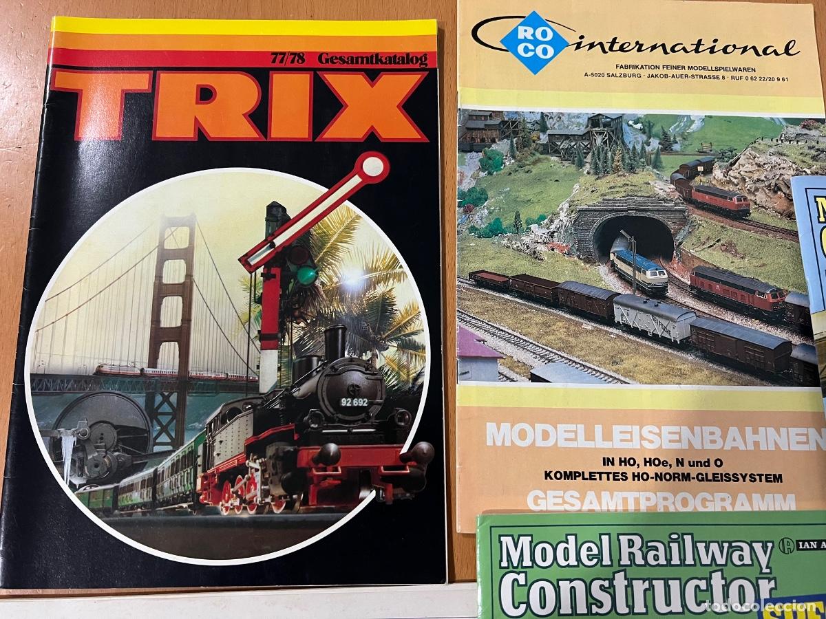 Juguetes antiguos: HORNBY RAILWAYS TRIX ROCO 5 CATALOGOS ORIGINALES - Foto 2