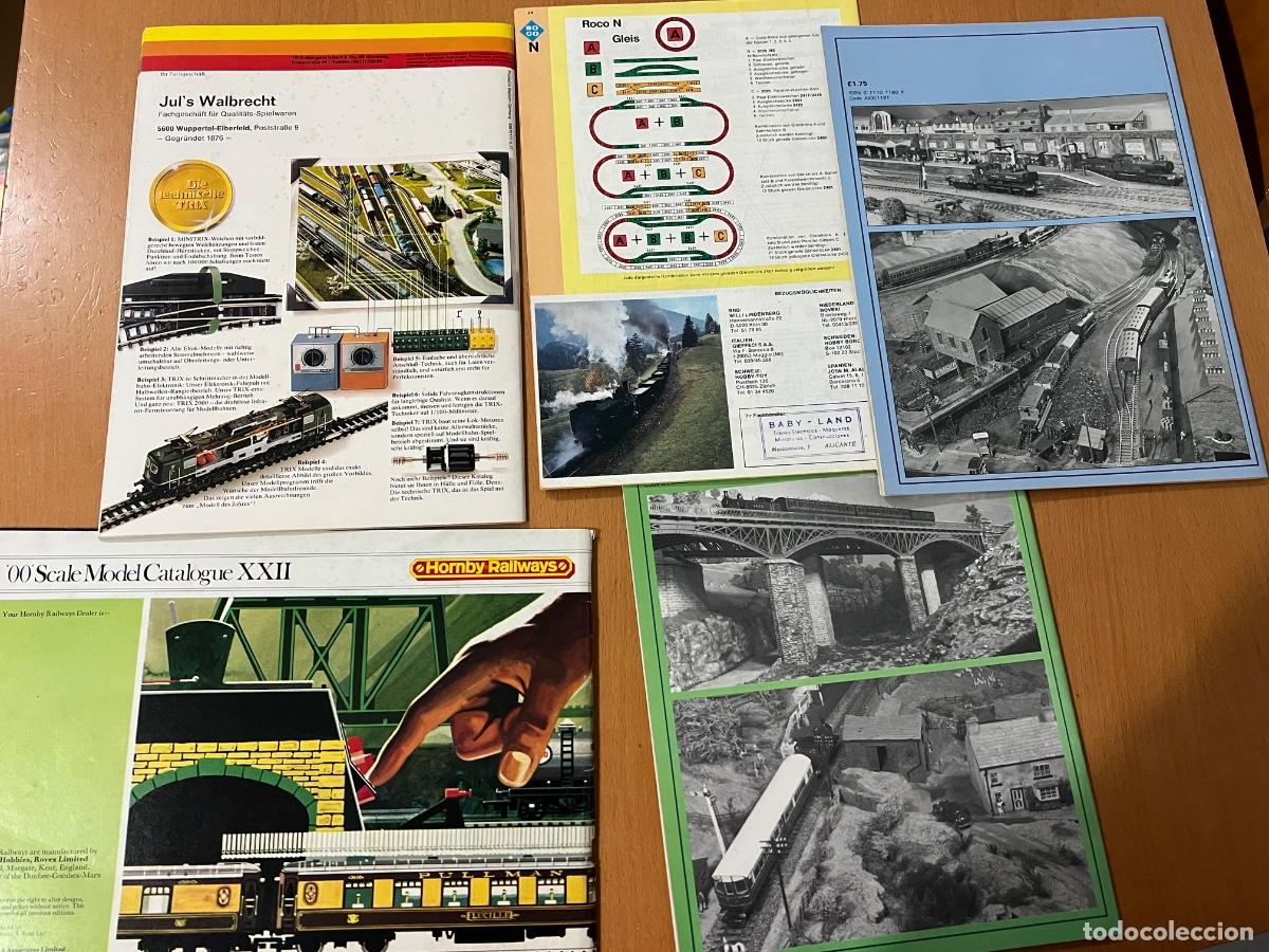 Juguetes antiguos: HORNBY RAILWAYS TRIX ROCO 5 CATALOGOS ORIGINALES - Foto 5