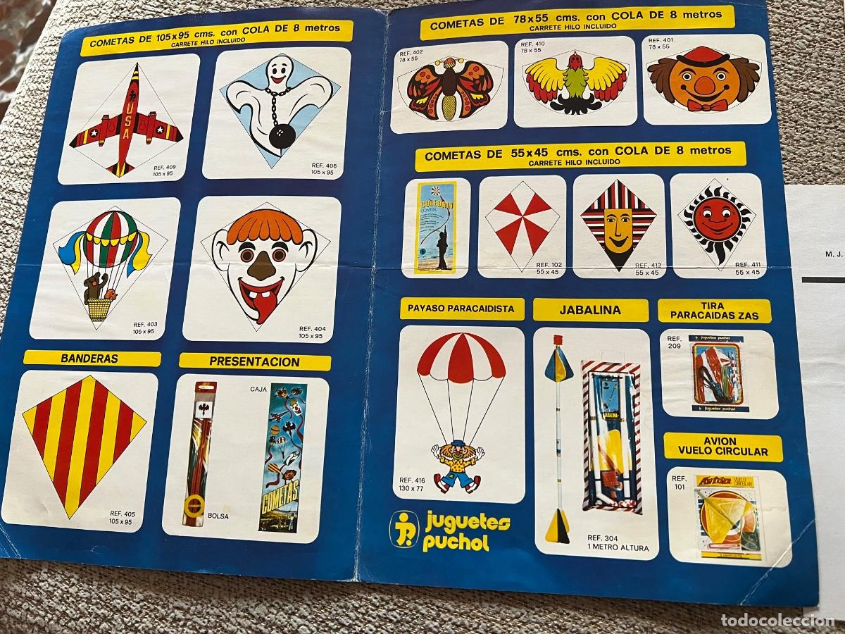 Juguetes antiguos: COMETAS PUCHOL 1978 CATALOGO ORIGINAL - Foto 2