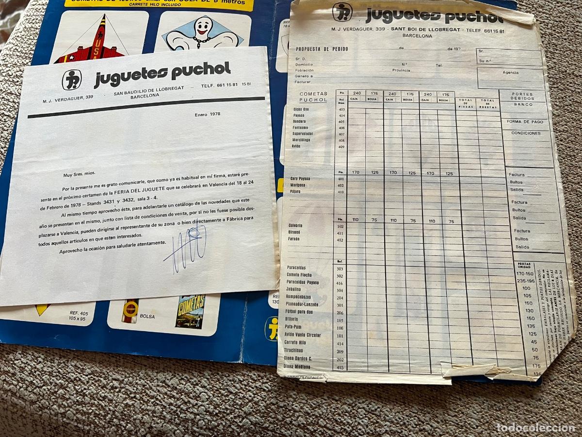 Juguetes antiguos: COMETAS PUCHOL 1978 CATALOGO ORIGINAL - Foto 3