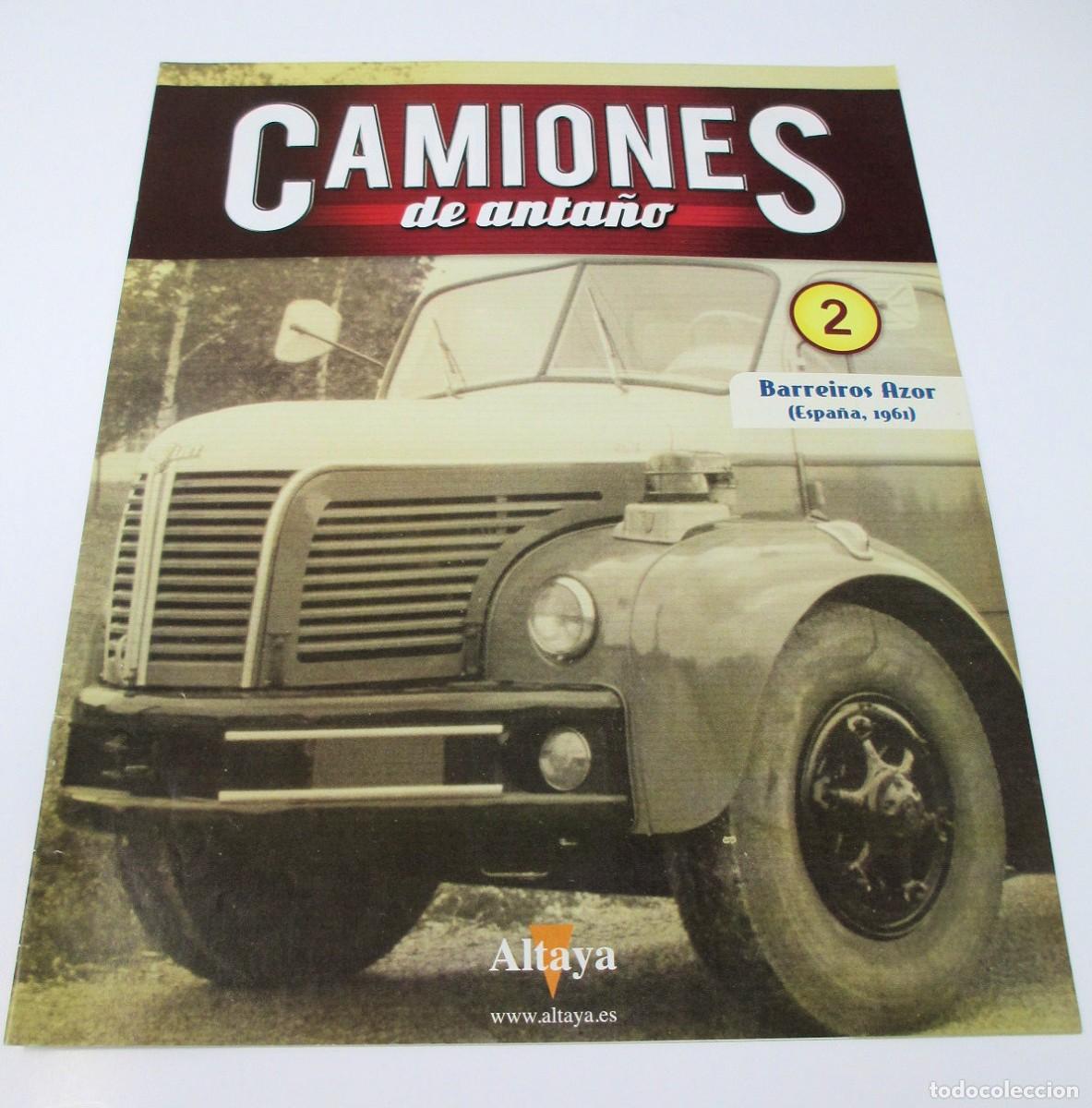 Juguetes antiguos: Fasc&iacute;culo n&ordm; 2 de Camiones de Anta&ntilde;o - Barreiros Azor de 1961 - Altaya