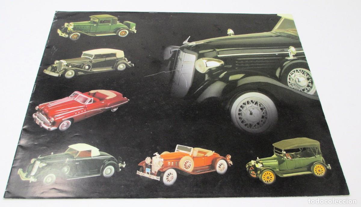Juguetes antiguos: Fasc&iacute;culo de propaganda de la Colecci&oacute;n Coches de &eacute;poca hasta 1949. Escala 1/32