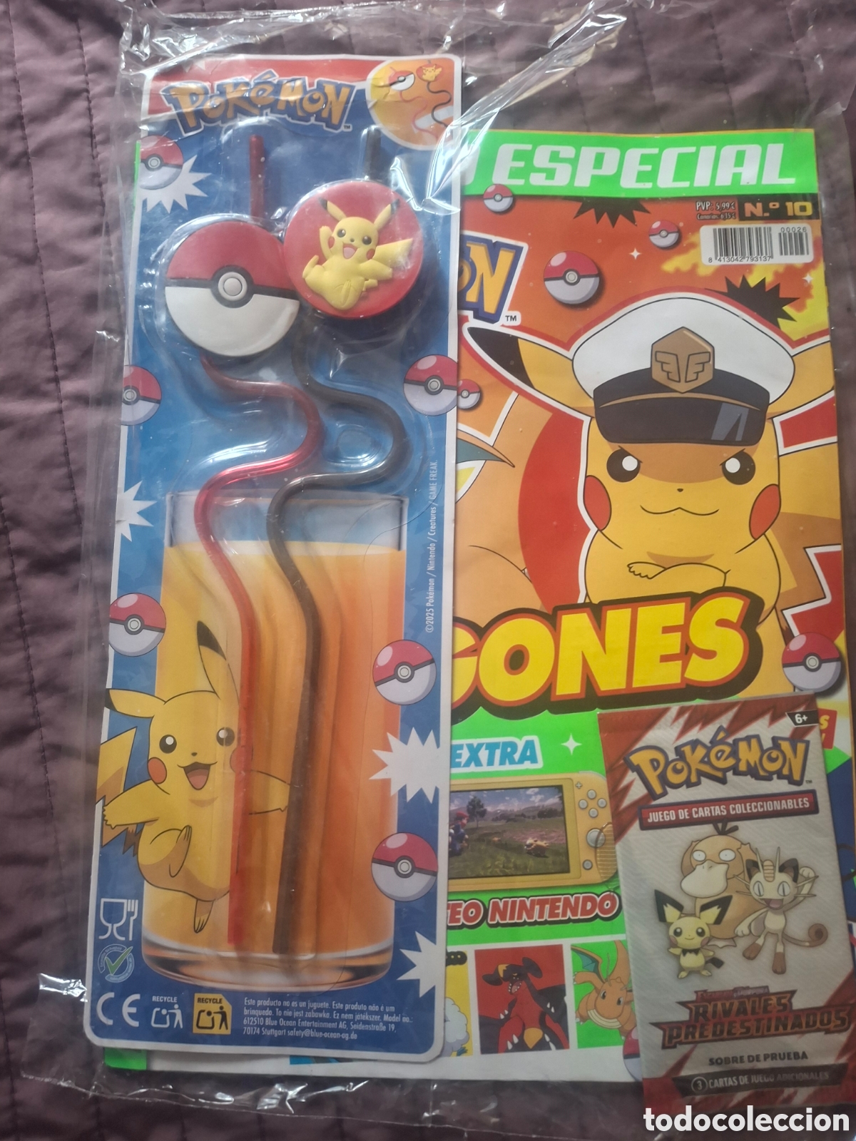 Juguetes antiguos: Revista pokemon + juegos