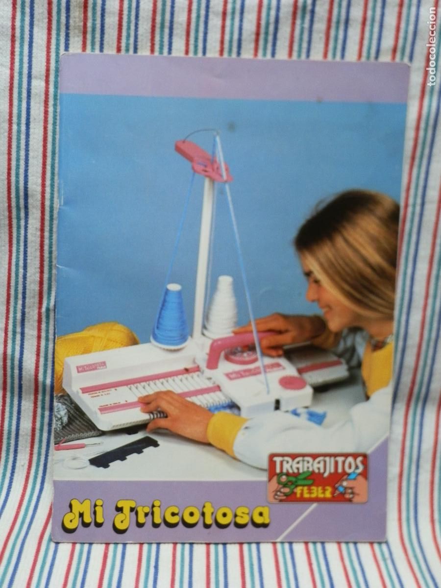 Juguetes antiguos: FEBER, INSTRUCCIONES PARA MI TRICOTOSA