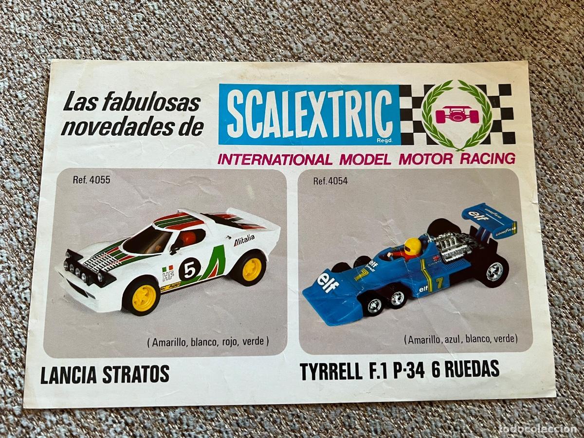 Juguetes antiguos: SCALEXTRIC LANCIA TYRRELL FOLLETO CATALOGO ORIGINAL