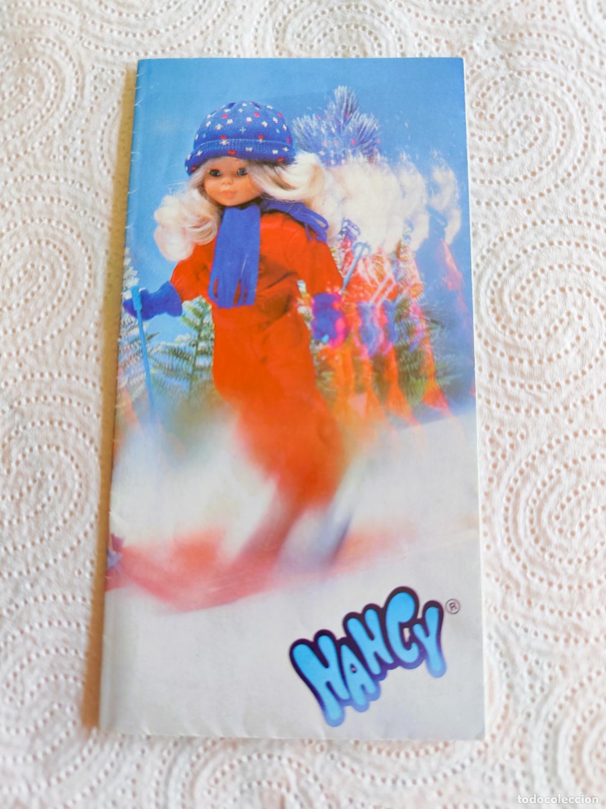Juguetes antiguos: Cat&aacute;logo desplegable mu&ntilde;eca NANCY de FAMOSA de 1986.