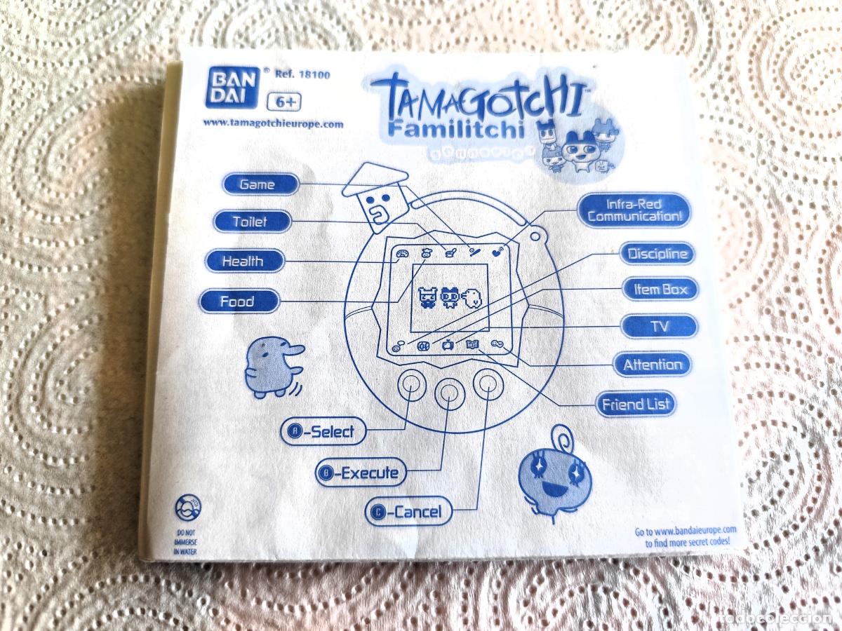 Juguetes antiguos: Folleto Instrucciones desplegables TAMAGOTCHI de BANDAI