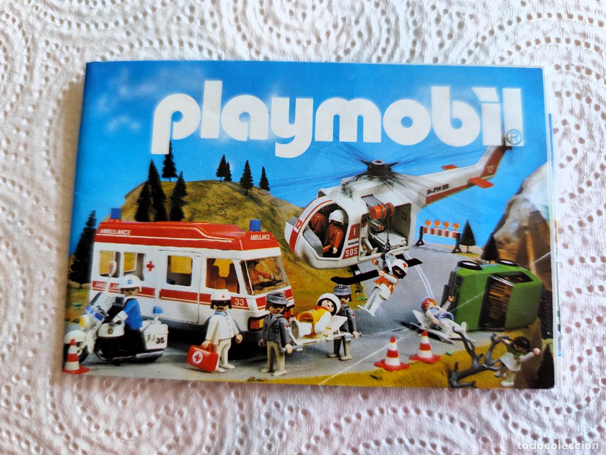 Juguetes antiguos: Cat&aacute;logo antiguo desplegable PLAYM&Oacute;BIL del a&ntilde;o 1990