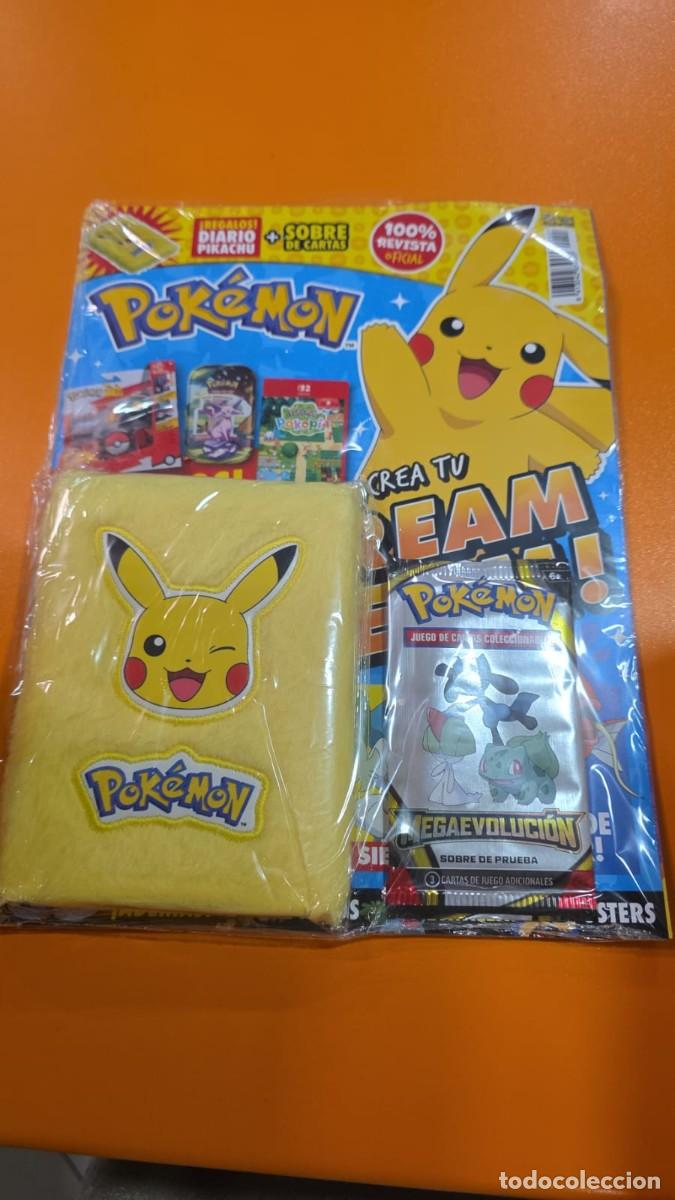 Juguetes antiguos: Revista Pok&eacute;mon (Diario + sobre de cartas)