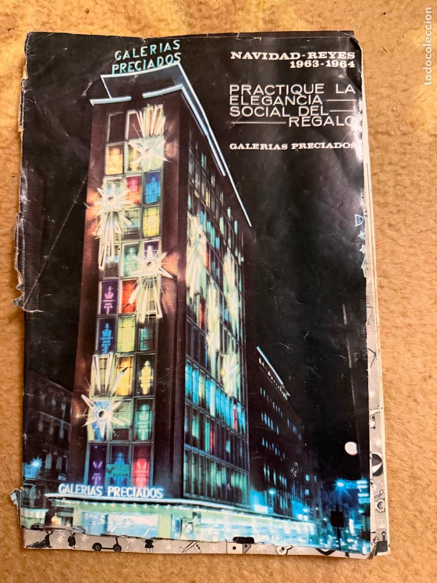 Juguetes antiguos: Cat&aacute;logo galer&iacute;as preciados navidad reyes 1963/64