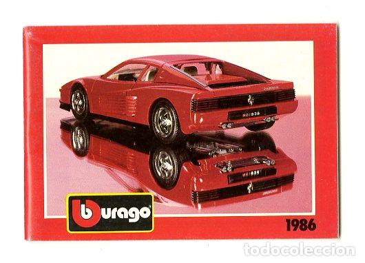 Antikes Spielzeug: Cat&aacute;logo Coches Bburago / 1986 / 63 P&aacute;ginas